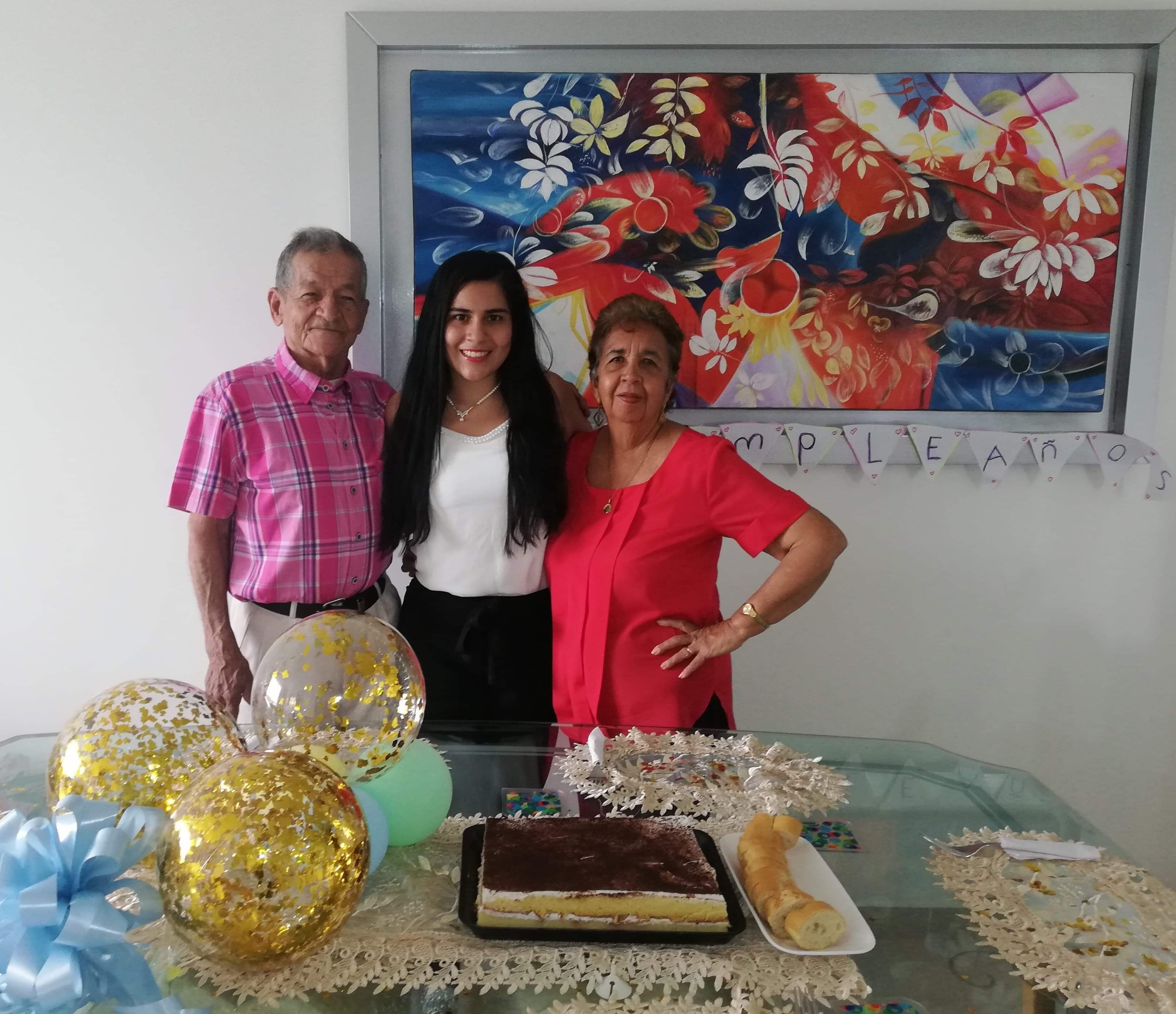 Gabriel Ninco, María Camila Ninco y Ma Yeny Ramos.